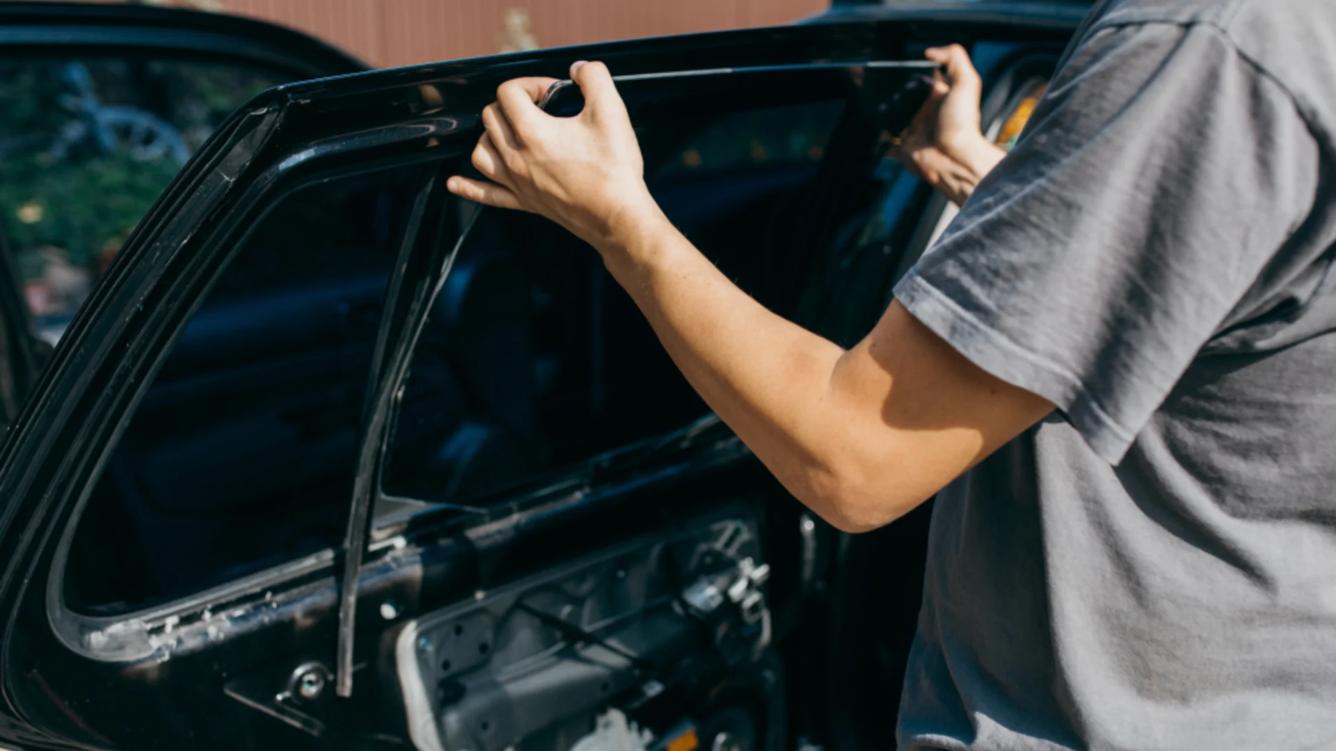 Side glass replacement, (4)