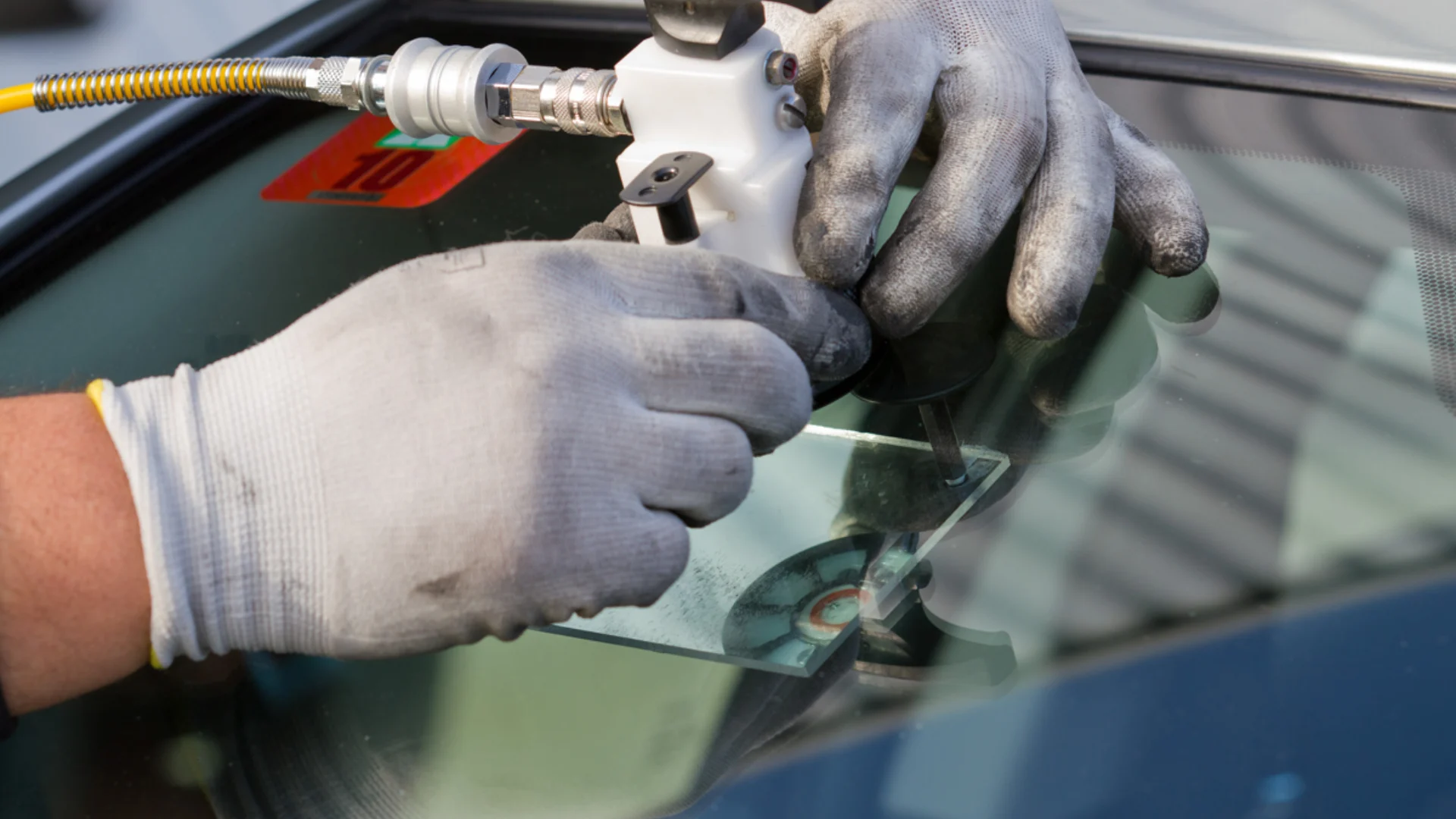 Windshield repair, (3)